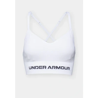 Imagen de Under Armour Vanish Seamless LOW Sujetadores deportivos con sujeción ligera, Mujer, Talla: Large, White/black