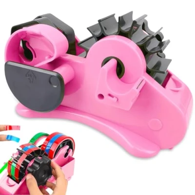 Imagen de dispensador de cinta térmica con varios rollos corte, para transferencia calor, adhesiva pegar vinilo en adhesiva, color