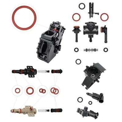 Imagen de Junta tórica para válvula de soporte, vapor, salida Phillips Saeco Spidem Gaggia (Set 2)