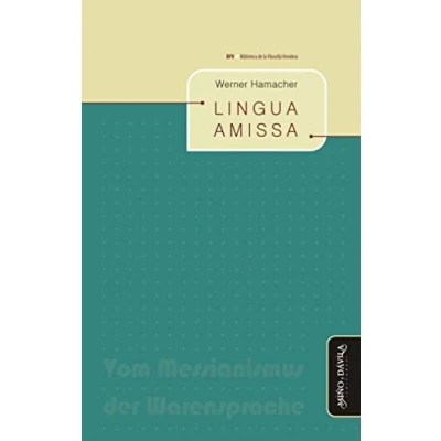 Imagen de Lingua amissa (Biblioteca de la Filosofía Venidera)