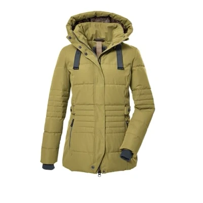 Imagen de G.I.G.A. DX Mujer Chaqueta acolchada con capucha y cremallera/chaqueta funcional aspecto de plumón GW 25 WMN QLTD JCKT, pistazie, 38, 39930 000