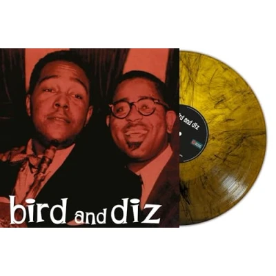 Imagen de Bird And Diz Vinilo Verde Oliva Mármol Charlie Parker Gillespie D