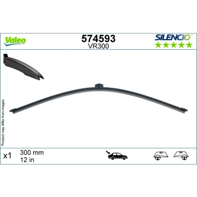 Imagen de Limpiaparabrisas Valeo 574593 285mm posterior sinn boquilla incorporada agua de lavado MERCEDES BENZ: GLC SUV, GLA, Clase C T modell