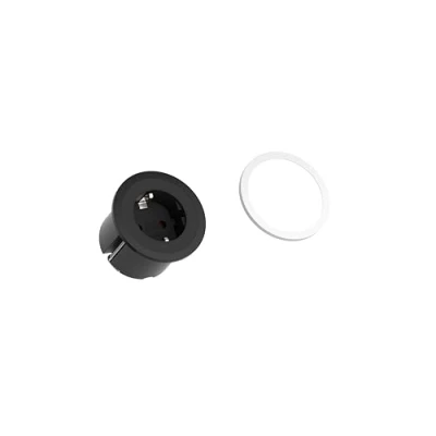 Imagen de Bachmann 926 926.000 PIX Unidades de Toma Corriente, 1x Enchufe con Puesta a Tierra, Negro