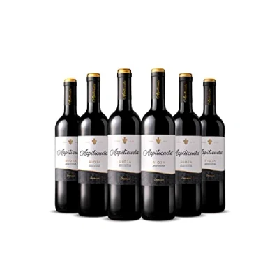 Imagen de Azpilicueta Crianza Pack 6 botellaS D.O.Ca Rioja Vino Tempranillo 750 ml
