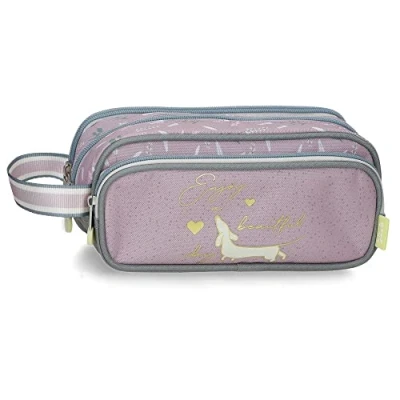 Imagen de Enso Beautiful day Estuche Triple Morado 22x10x9 cms Poliéster