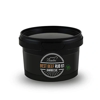 Imagen de Bembo BARBECUE Best Beef BBQ Rub Condimento Mezclas de Especias para Barbacoa Spices &amp; Made in Italy 190g