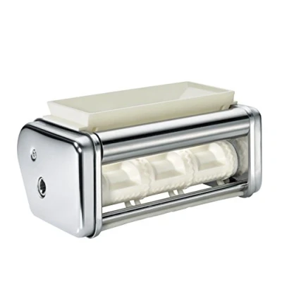 Imagen de Küchenprofi 807400003 raviolis Aufsatz Pasta Casa Accesorios para Máquina hacer pasta, acero inoxidable, Plata, 18 x 11 10 cm, 6 unidades