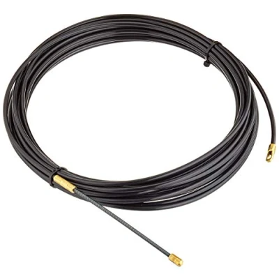 Imagen de Electraline 61054 Sonda Tiracavi in Nylon, 10 m, Diametro 4 mm, Nero