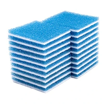 Imagen de LTWHOME Bloques de poliéster y espuma repuesto adecuados para Fluval C3 Power Filter, C filtro clip (paquete 20)