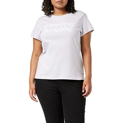 Imagen de Levi&#039;s The Perfect Tee Camiseta, Geo Bw Fill Misty Lilac, XS Mujer