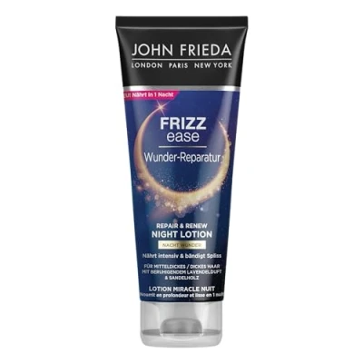Imagen de John Frieda milagro reparador nocturno loción para el cabello Contenido: 100 ml Serie Frizz Ease medio grueso/grueso nutre intensamente en 1 noche