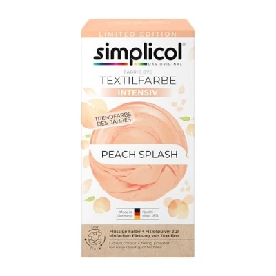 Imagen de simplicol Tinte textil intenso Peach Splash: fácil de teñir en la lavadora