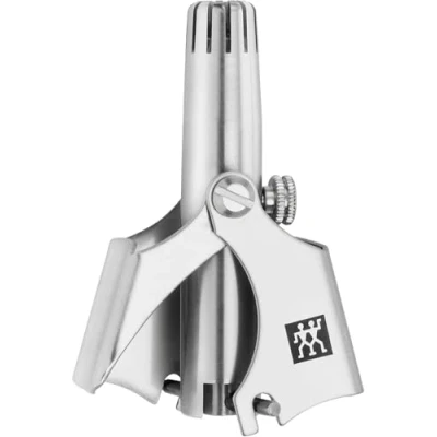 Imagen de ZWILLING Cortapelos para nariz y orejas (depilación segura, filos internos, cepillo de limpieza incluido), Premium, plata, 50 mm