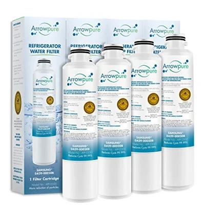 Imagen de Arrowpure Filtro de agua para refrigerador repuesto Samsung DA29 00020B, 00020A, HAF CIN/EXP, CIN EXP, CINEXP, 46 9101
