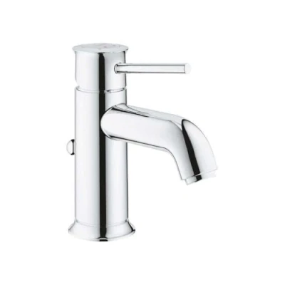 Imagen de Grohe Start Classic QuickFix Grifo de lavabo monomando S (vaciador automático, menor consumo agua, instalación rápida, altura 155mm), cromo, 23810000