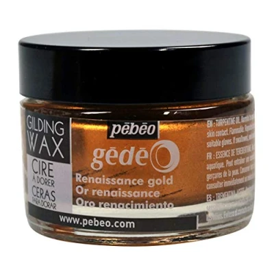 Imagen de Pebeo Gédéo Gilding 30 ml, Cera, Oro renacentista, 5,5 x 4,5 cm