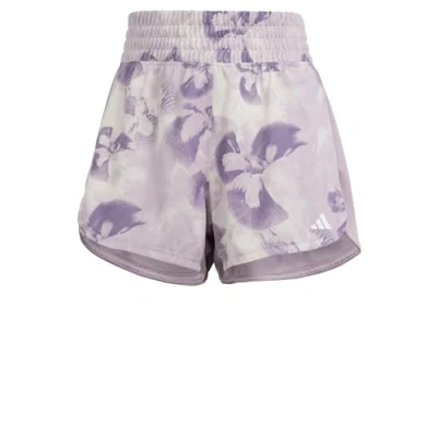 Imagen de adidas Mujer Pacer Essentials AOP Flower Tie Dye Knit Shorts, Preloved Fig, XS