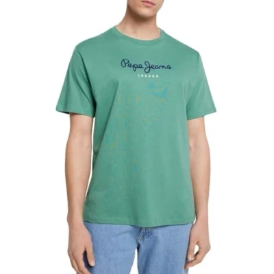 Imagen de Pepe Jeans EGGO Camiseta estampada, Hombre, Talla: XS, Jungle green