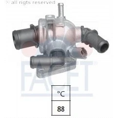 Imagen de FACET 7.8673 Termostato, refrigerante 88 Made in Italy OE Equivalent con junta OPEL: Astra H GTC, Hatchback, Corsa D Hatchback