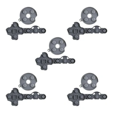Imagen de Juego de 5 almohadillas goma conductiva silicona para Xbox 360 botones control reparación piezas repuesto