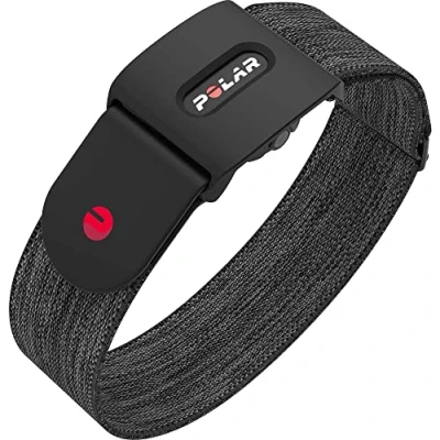 Imagen de Polar Verity Sense Brazalete para Sensor óptico de FC, ANT+ Bluetooth Dual, FC hacer deporte con un solo botón, Negro/Gris, Compatible Peloton y más, Amazon Exclusive