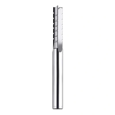 Imagen de SpeTool 8mm de diámetro del vástago carburo tungsteno recto con punta 32mm longitud corte CNC ranura trituradora virutas fresa eje contrachapada para trabajar la madera