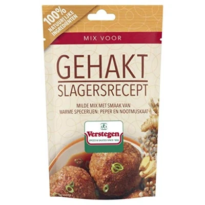 Imagen de Verstegen Mix gehakt Trad. Slagersrecept mezcla de especias carne picada 40G
