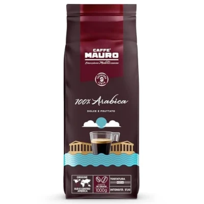 Imagen de Caffè Mauro Cafè En Grano 1 Kg Mezcla 100% Arabica Intensitad 5/10 Made In Italy