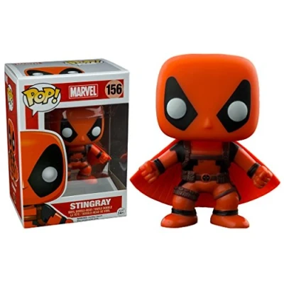 Imagen de FunKo BOBUGT938 Pop Vinilo 156 Figura de Marvel, Deadpool Stingray Rainbow Squad