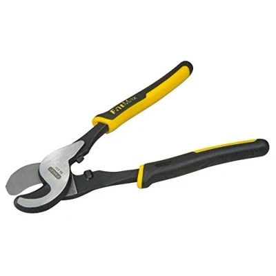 Imagen de Stanley 0 89 874 Alicate cortacables 215 mm, Gama FatMax, Acero endurecido, Acabado lacado, Cortadores endurecidos, Mango bimaterial, Normas Din/Aso/Ansi