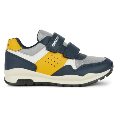 Imagen de Geox J Pavel A, Zapatillas de Deporte Niños, Azul Marino Ochreyellow, 24 EU
