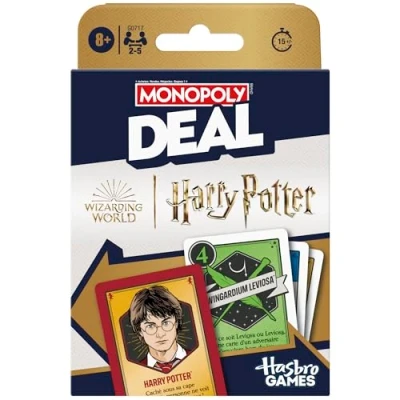 Imagen de Monopoly Juego de Cartas Deal Harry Potter Versión en español