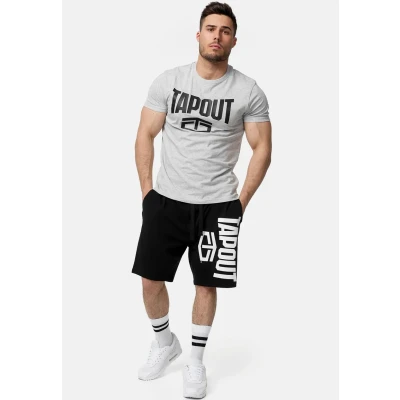 Imagen de Tapout Pantalones Cortos Active Basic, Blanco/Negro, L para Hombre