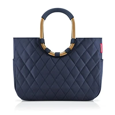 Imagen de Reisenthel OR4111 LOOPSHOPPER L FRAME RHOMBUS MIDNIGHT GOLD Gym Bag Mujer Tamaño Unica