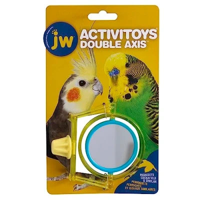 Imagen de JW Pet Company Activitoy Juguete para pájaros pequeños (Doble Eje), Color varía