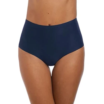 Imagen de Fantasie Smoothease Calzoncillos de cobertura completa sin costuras para mujer, marino, Talla única