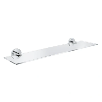 Imagen de Grohe Start QuickFix Estanteria de baño cristal 53cm, cromo, para pegar (pegamento QuickGlue A2) o atornillar, ref. 41202000