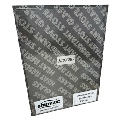 Imagen de Chimsoc Cristal de repuesto para estufa Charnwood C Series C5 / Bembridge (340 mm x 257 mm, rectangular)