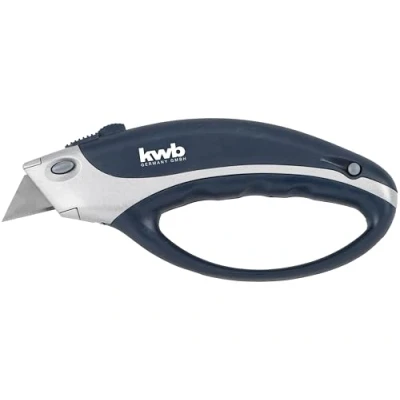 Imagen de KWB Cuchillo profesional con mango cerrada) (2 cuchillas de y 2 ganchos, almacenarlo en el mango, carcasa metal), 1 pieza, 013400
