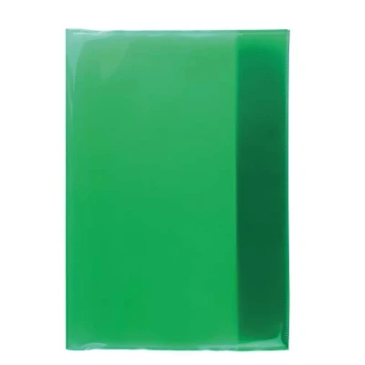 Imagen de HERMA 19604 fundas A4 transparentes verdes, 10 unidades, de polipropileno resistente, lavable y extragrueso, juego para cuadernos escolares, colores