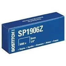 Imagen de Stanley Bostitch SP1906Z genuino / SP1906E grapas (tamaño = 6mm (1/4), 1 caja de 5000 grapas) (para ajuste: Bostich P3 grapadoras Plier) c/w barra Chocolate Cadbury