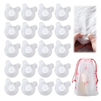 Imagen de 20 Piezas De Clip Para Funda EdredóN Y 1 Pieza Bolsa Almacenamiento, MultifuncióN SáBana, Retenedor Antideslizante Fijar La