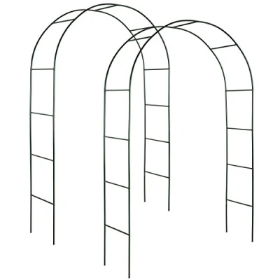 Imagen de TecTake 800526 Arco para Enredaderas de Rosas Rose Varias cantidades (2 Piezas No. 402660)