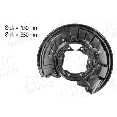 Imagen de AIC 56178 Chapa Protectora de Disco Freno Eje trasero, derecha MERCEDES BENZ: Clase C Berlina, T modell, Coupé