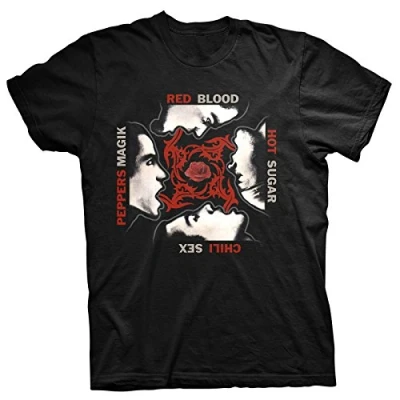 Imagen de Rock Off officially licensed products Red Hot Chili Peppers Blood/Sugar/Sex/Magic Oficial Camiseta para Hombre (X Large)