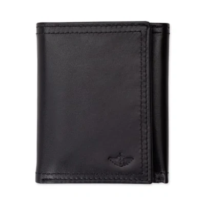 Imagen de Dockers Billetera triple de capacidad extra para hombre, Black Xcap, Talla única, Rfid Cartera perfil delgado