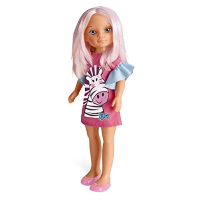 Imagen de Nancy Un Día de Color, muñeca con el Pelo Rosa (Famosa 700015030)