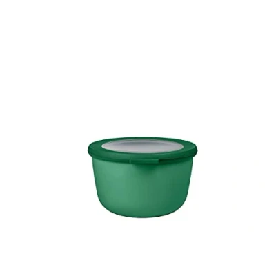 Imagen de Mepal Multi Bowl Cirqula Redondo Recipientes para Alimentos con Tapa Adecuado como Fiambrera Hermética Frigorífico, Microondas y Congelador Tapers Comida 1000 ml Vivid green