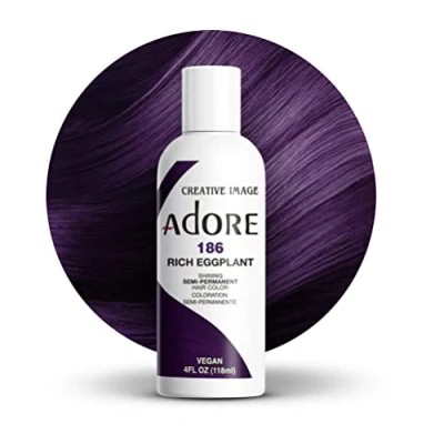 Imagen de Adore Shining Tinte semipermanente para el cabello, 186 Rich Eggplant